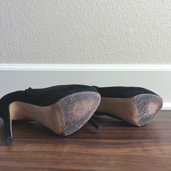 Giuseppe Zanotti Peep Toe Platform Suede Booties-Great Condition - Picture 3 of 7